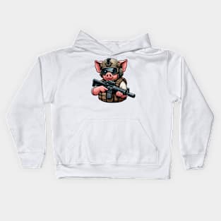 Tactical Pig Kids Hoodie